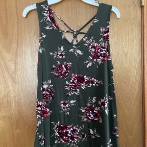 Floral tank top